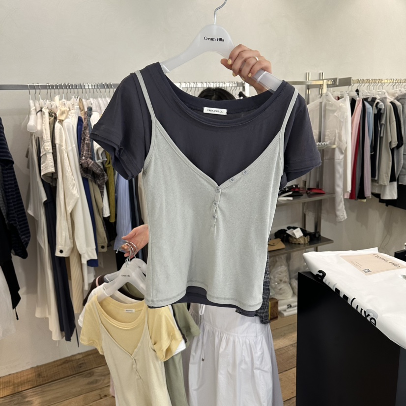 CREAM VILLA韓國直郵女士新品推薦吊帶背心CREAMVILLA吊帶/背心圖色5