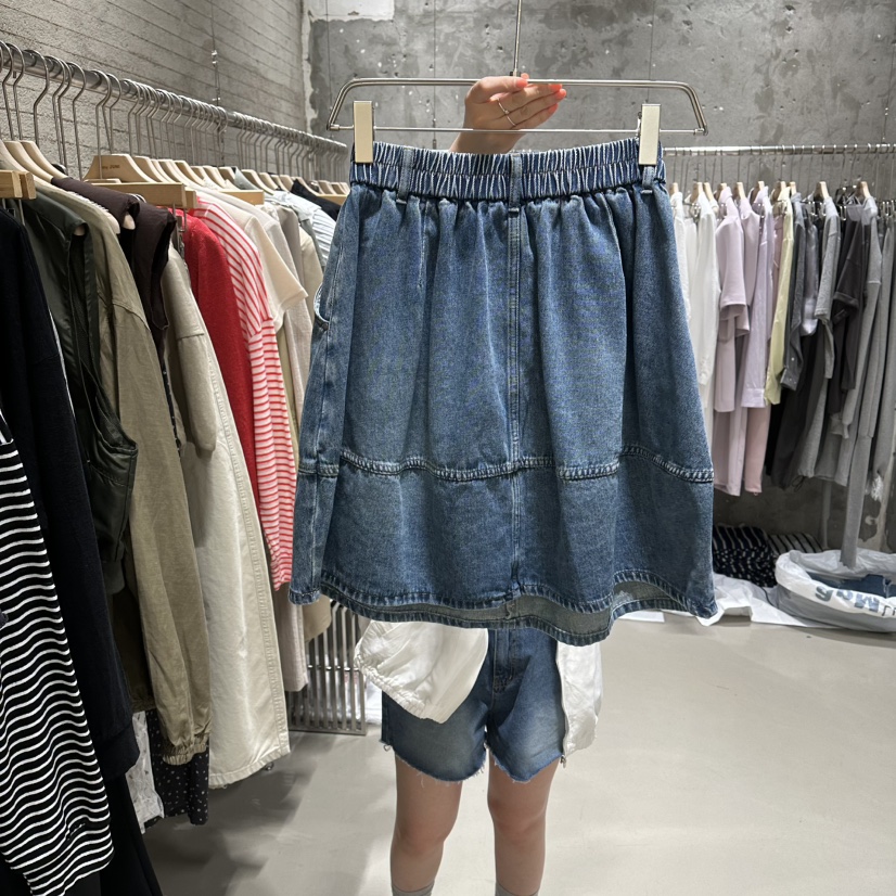 JUNI韓國代購女士新品推薦26春夏熱賣時尚職業半身裙中短裙my juni半身裙/中短裙