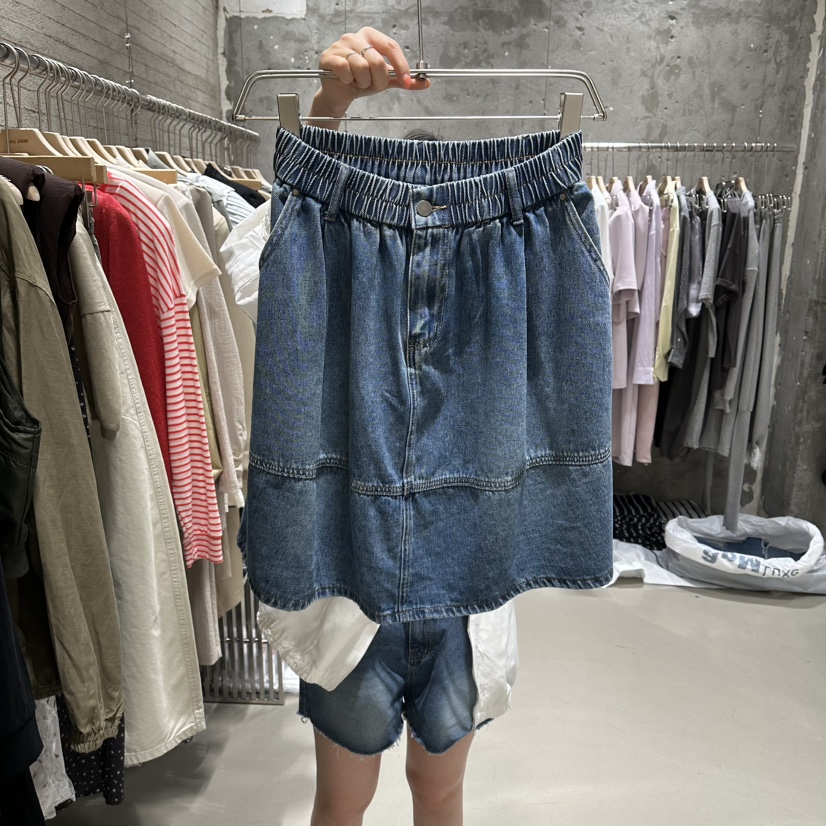 JUNI韓國代購女士新品推薦26春夏熱賣時尚職業半身裙中短裙my juni半身裙/中短裙圖色1