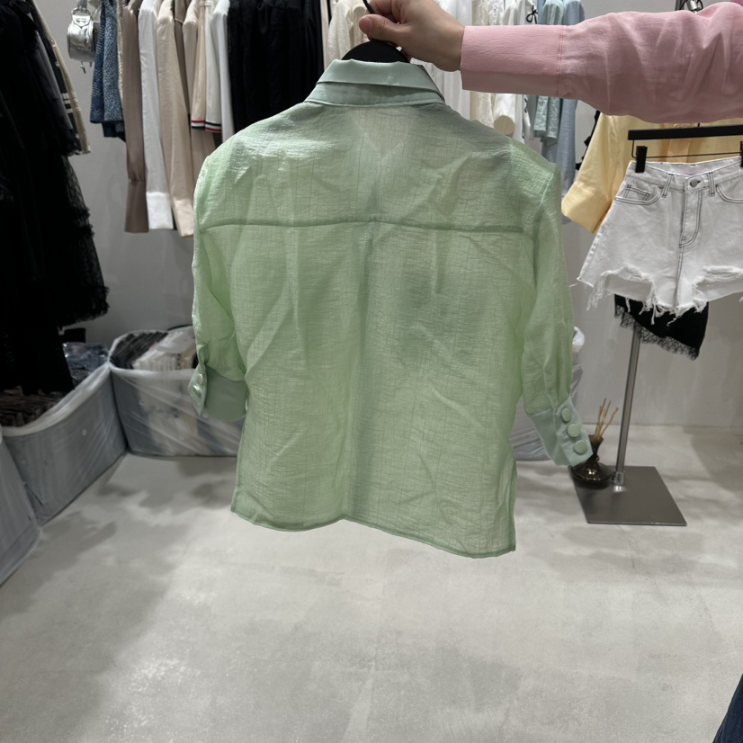 BUBBLE/LOTTIMO韓國東大門代購女裝新品推薦襯衫蕾絲衫口袋BUBBLE/LOTTIMO襯衫/蕾絲衫