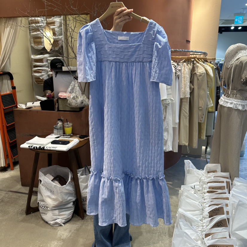 MIENNE東大門實拍韓國女士新款26春夏時尚休閑推薦連衣裙MIENNE連衣裙圖色3