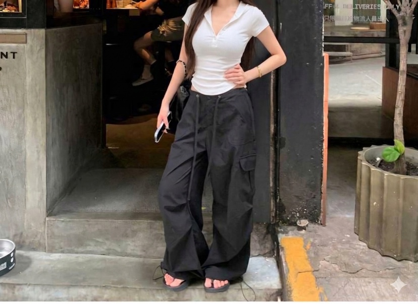 GOSSIP韓國直郵女裝新款職業時尚26夏季熱賣人氣T恤紐扣連帽GOSSIPT恤