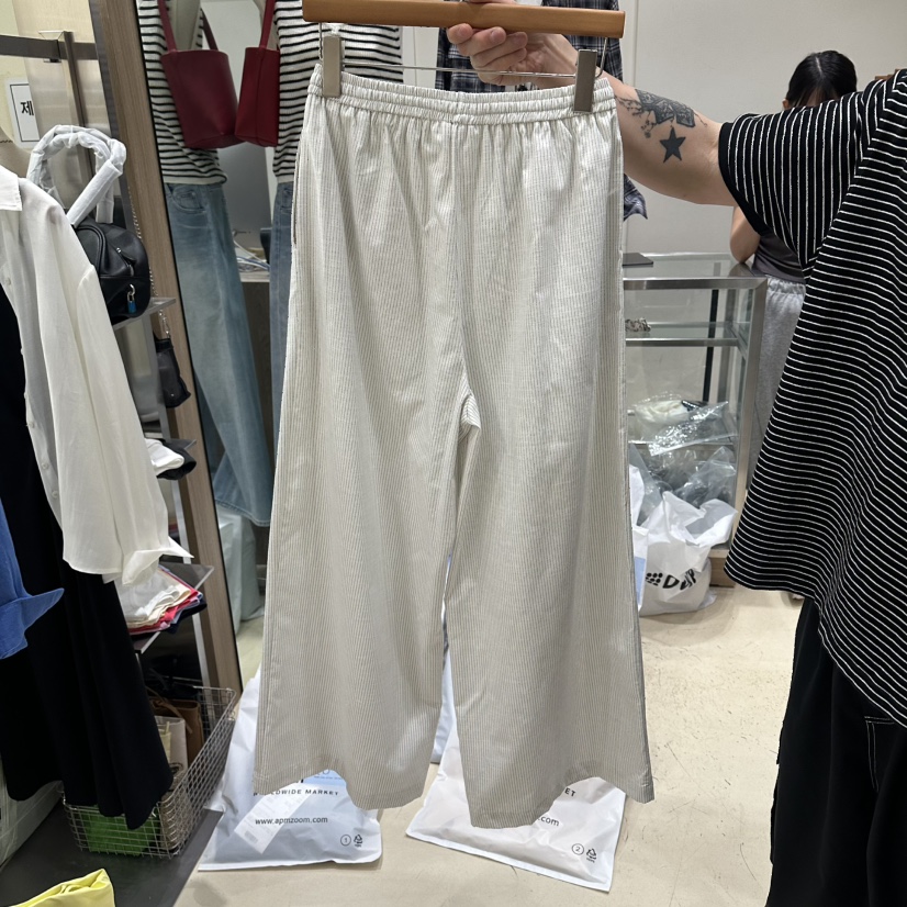 MELO韓國東大門直郵女裝新品人氣休閑26春夏職業休閑褲腰帶MELO休閑褲