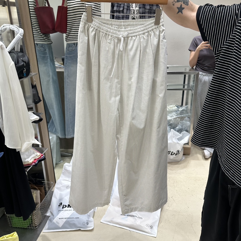 MELO韓國東大門直郵女裝新品人氣休閑26春夏職業休閑褲腰帶MELO休閑褲圖色1