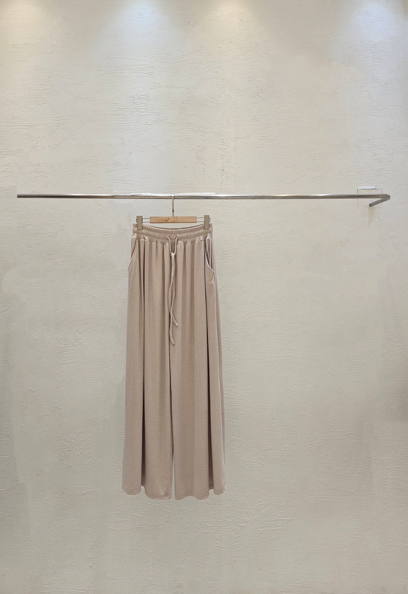 GOSSIP韓國代購女士新款推薦時尚26春夏熱賣26夏季休閑褲羅紋GOSSIP休閑褲圖色1