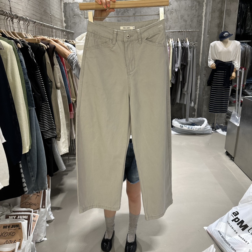 JUNI韓國東大門代購女裝新款時尚26夏季職業人氣熱賣休閑褲my juni休閑褲圖色2