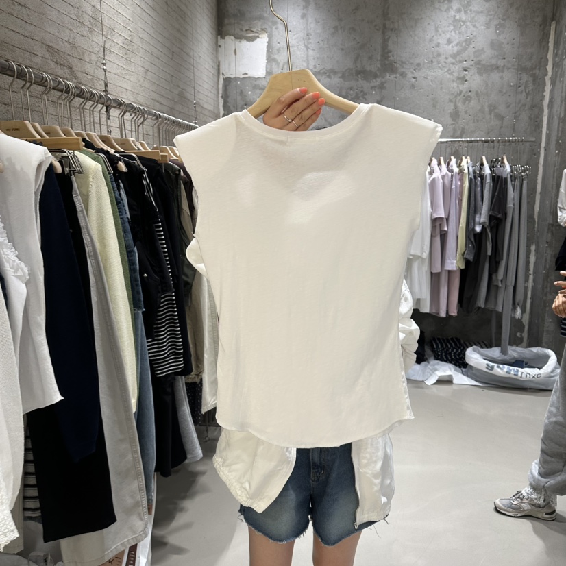 JUNI韓國直郵實拍女裝新款時尚職業休閑推薦熱賣吊帶背心my juni吊帶/背心