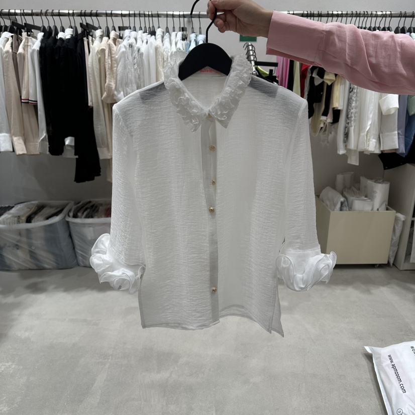 BUBBLE/LOTTIMO韓國直郵實拍女裝新款休閑職業襯衫蕾絲衫BUBBLE/LOTTIMO襯衫/蕾絲衫圖色2