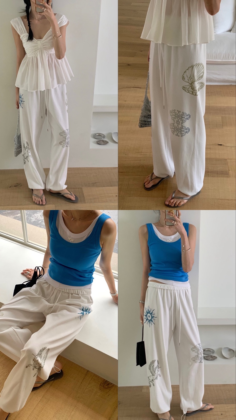 ARC韓國直郵女士新品職業推薦時尚26春夏人氣熱賣26夏季休閑褲ARC EN CIEL休閑褲