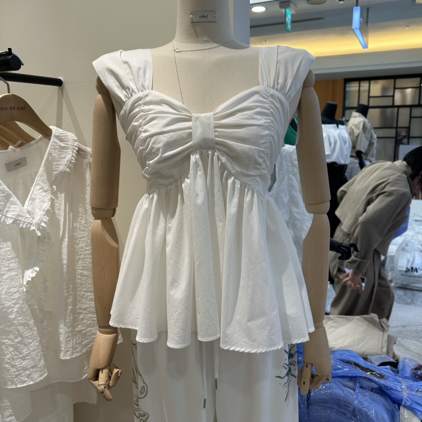 ARC韓國東大門代購女裝新款推薦26夏季人氣26春夏襯衫蕾絲衫ARC EN CIEL襯衫/蕾絲衫圖色1