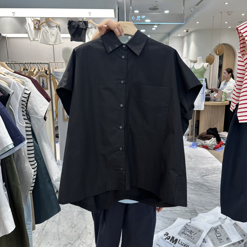 REVE-L韓國東大門代購女裝新品時尚推薦人氣職業襯衫蕾絲衫REVE-L襯衫/蕾絲衫圖色3