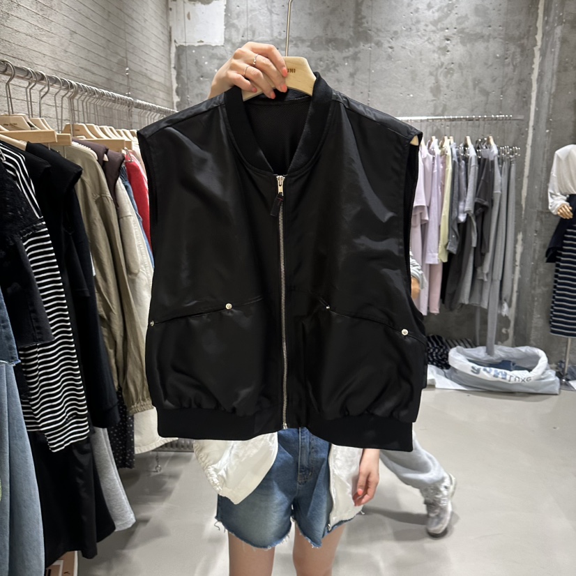 JUNI韓國東大門代購女士新品推薦休閑26夏季熱賣職業馬甲my juni馬甲圖色2