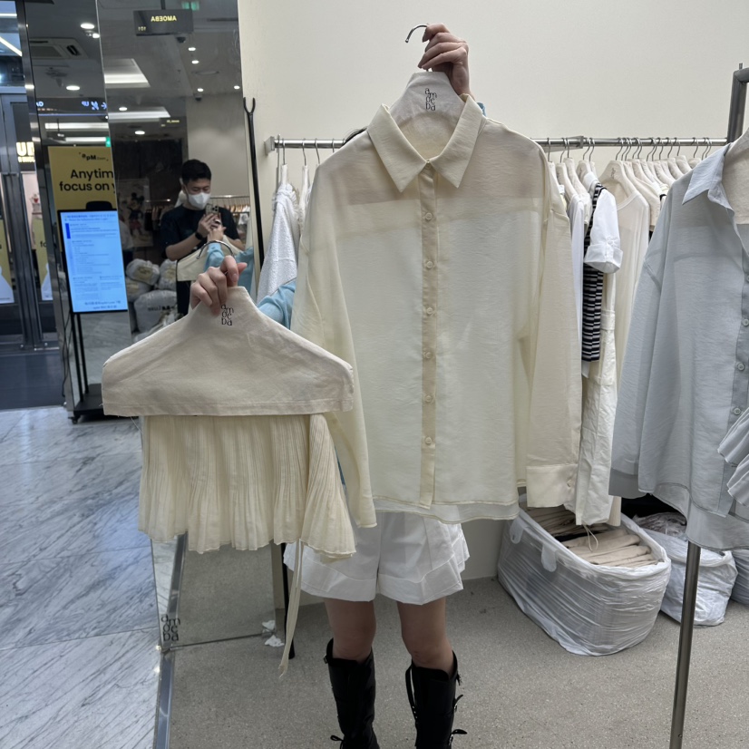 AMOEBA韓國東大門代購女裝新品26春夏推薦職業26夏季套裝AMOEBA套裝圖色1