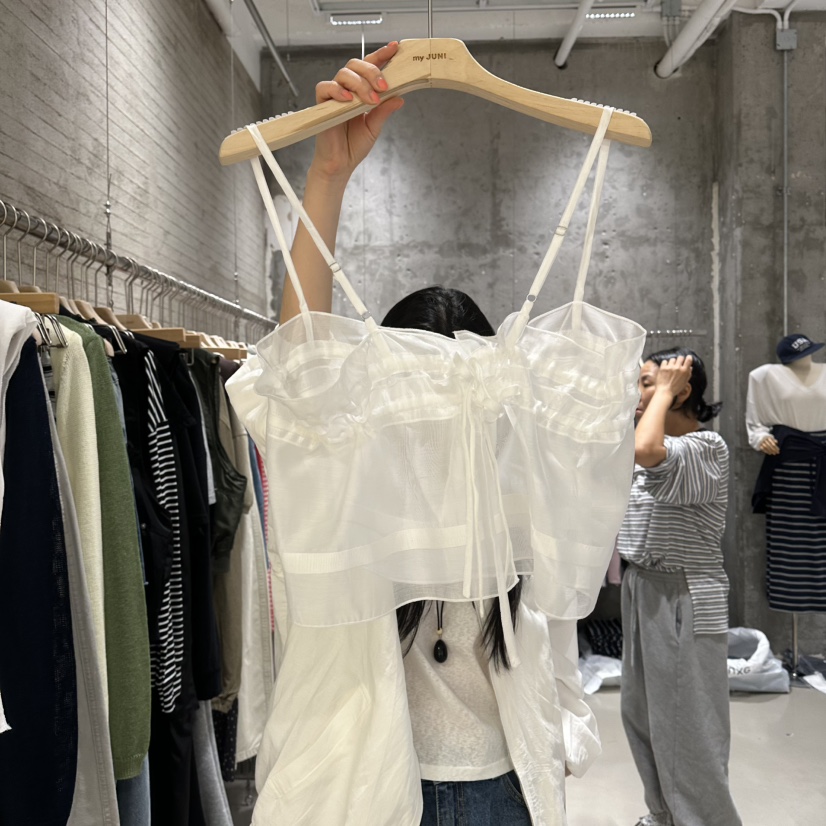 JUNI韓國東大門代購女士新品熱賣26夏季推薦休閑吊帶背心my juni吊帶/背心圖色1