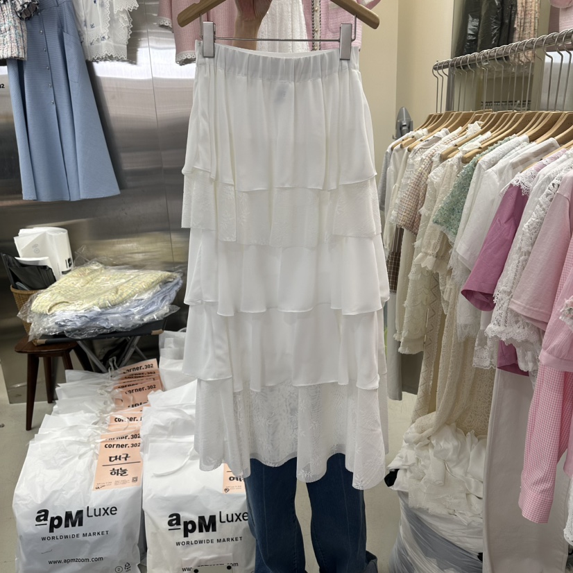 CORNER韓國東大門代購女裝新款人氣時尚休閑熱賣推薦長裙CORNER.302長裙