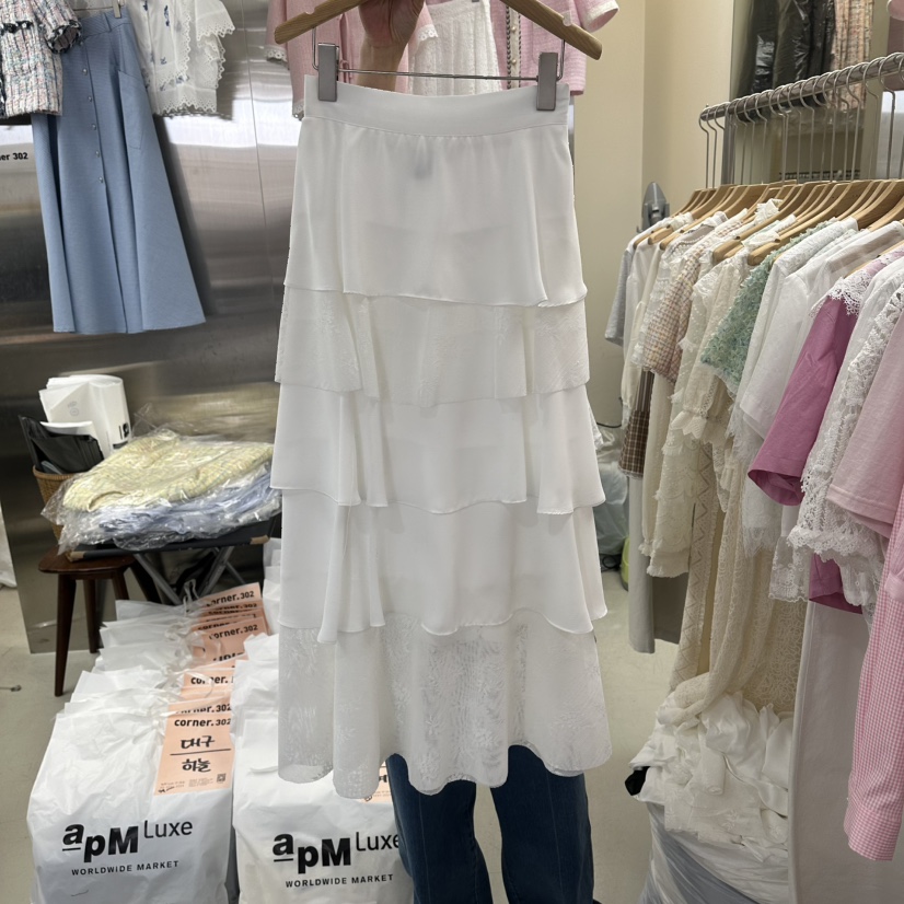 CORNER韓國東大門代購女裝新款人氣時尚休閑熱賣推薦長裙CORNER.302長裙圖色1