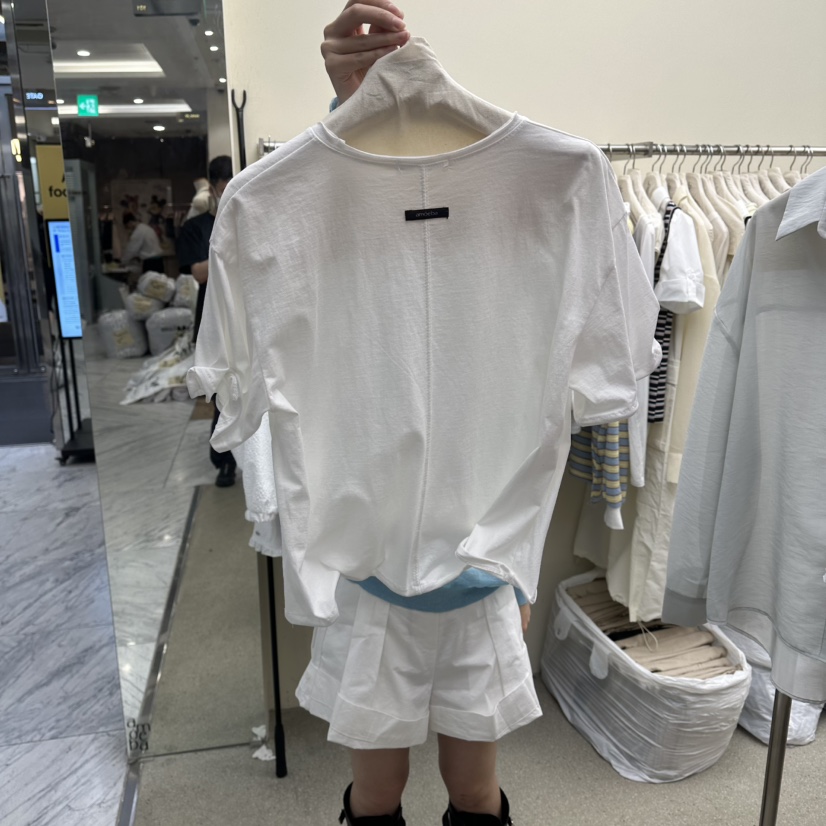 AMOEBA東大門實拍韓國女士新款人氣推薦休閑職業26夏季T恤AMOEBAT恤