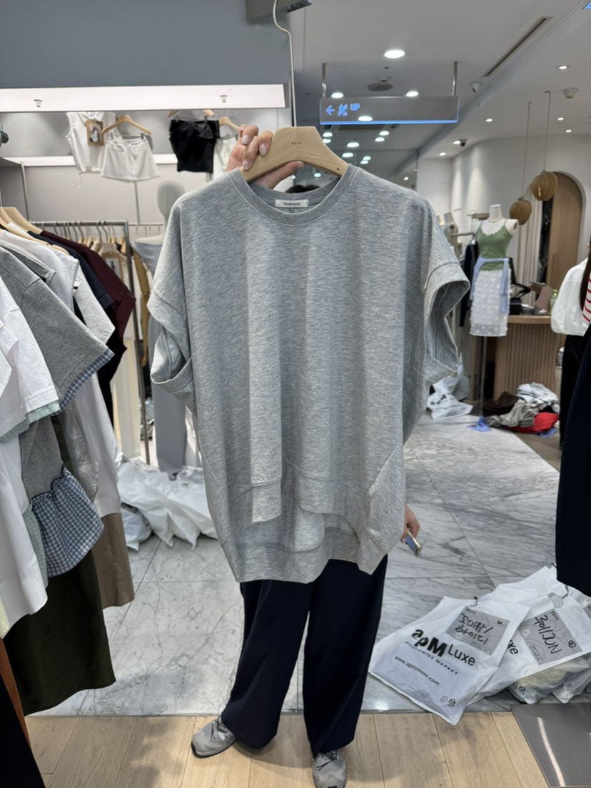 REVE-L韓國代購女裝新款職業26夏季人氣推薦26春夏時尚T恤REVE-LT恤圖色4