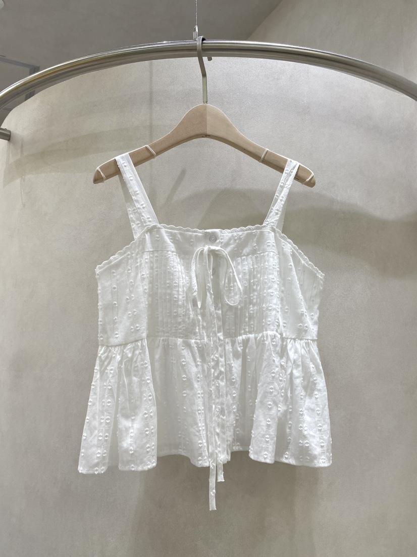 WHO IS SHE韓國直郵女裝新款熱賣時尚26春夏職業吊帶背心WHO IS SHE吊帶/背心圖色2