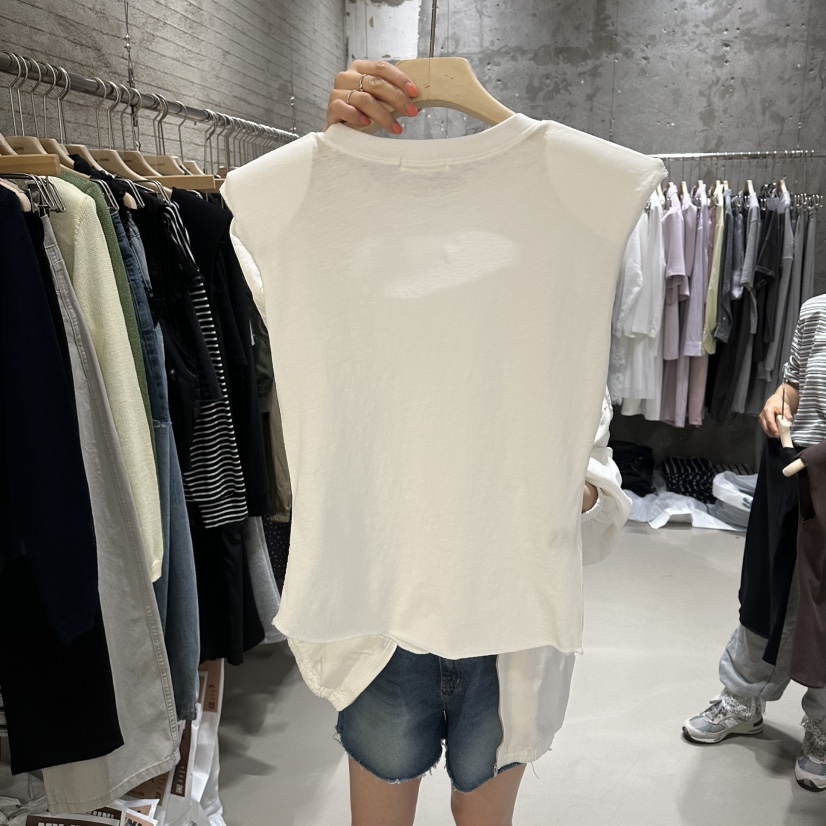 JUNI韓國代購女裝新品熱賣26夏季休閑26春夏推薦吊帶背心my juni吊帶/背心