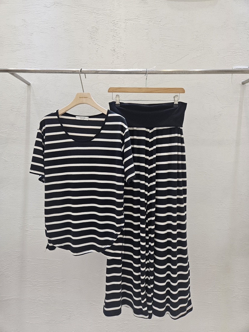 GOSSIP韓國直郵實拍女士新品職業時尚人氣休閑套裝套裝條紋GOSSIP套裝