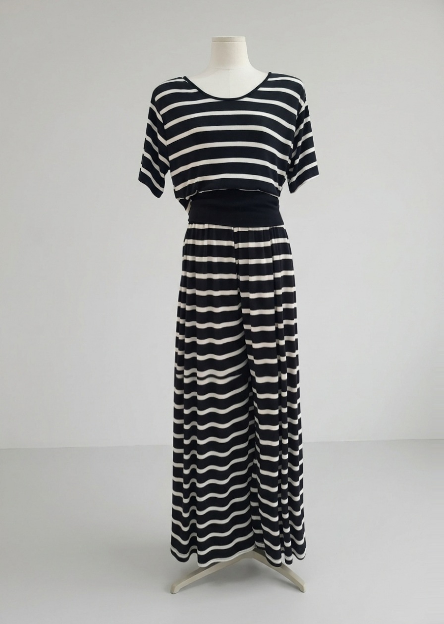 GOSSIP韓國直郵實拍女士新品職業時尚人氣休閑套裝套裝條紋GOSSIP套裝圖色3