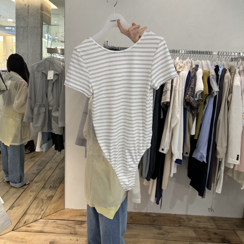 CREAM VILLA東大門實拍韓國女裝新款熱賣T恤CREAMVILLAT恤圖色1