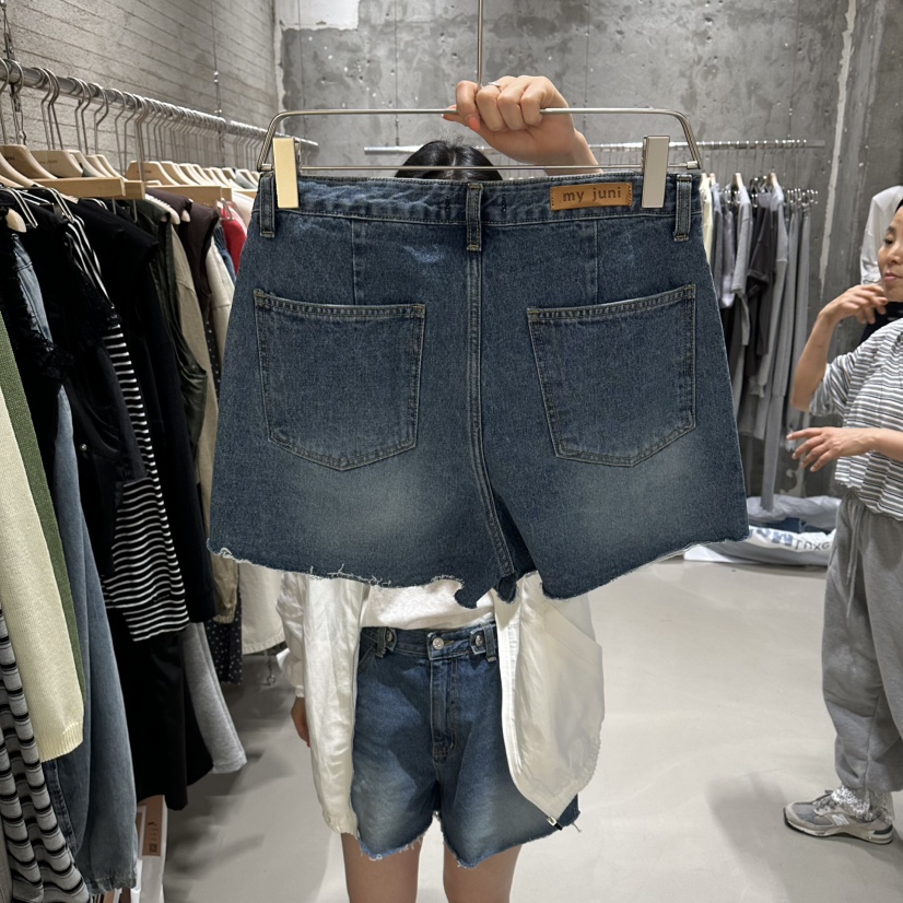 JUNI韓國直郵女裝新款26夏季推薦時尚職業熱賣休閑牛仔褲my juni牛仔褲