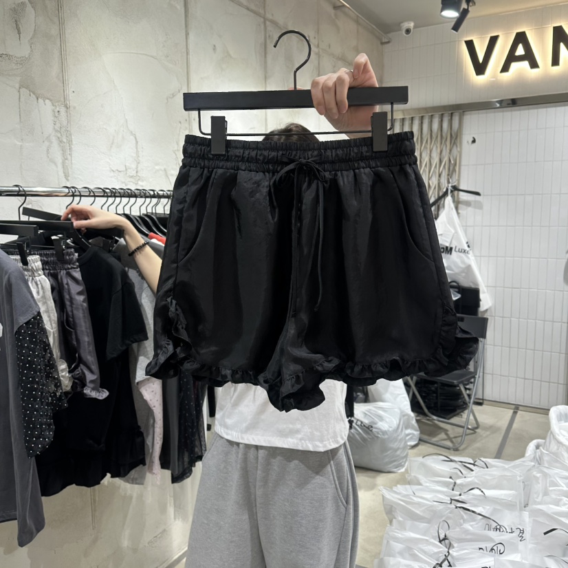 VANTA東大門實拍韓國女裝新款時尚推薦26夏季人氣熱賣短褲VANTA短褲圖色3黑色