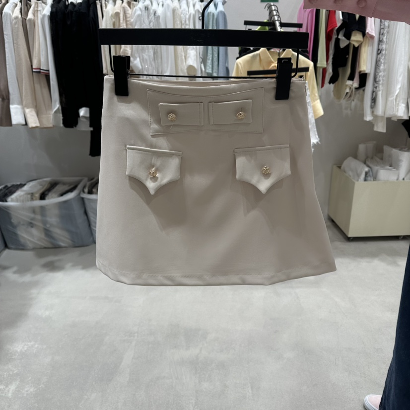 BUBBLE/LOTTIMO韓國東大門代購女裝新品26春夏休閑26夏季短裙BUBBLE/LOTTIMO短裙圖色1