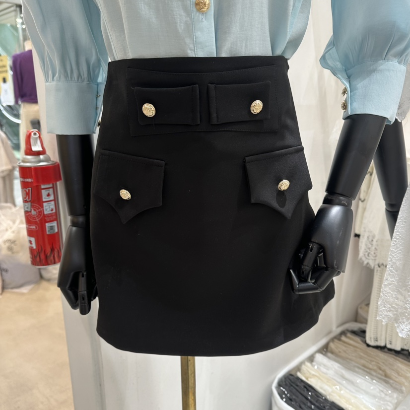 BUBBLE/LOTTIMO韓國東大門代購女裝新品26春夏休閑26夏季短裙BUBBLE/LOTTIMO短裙圖色2