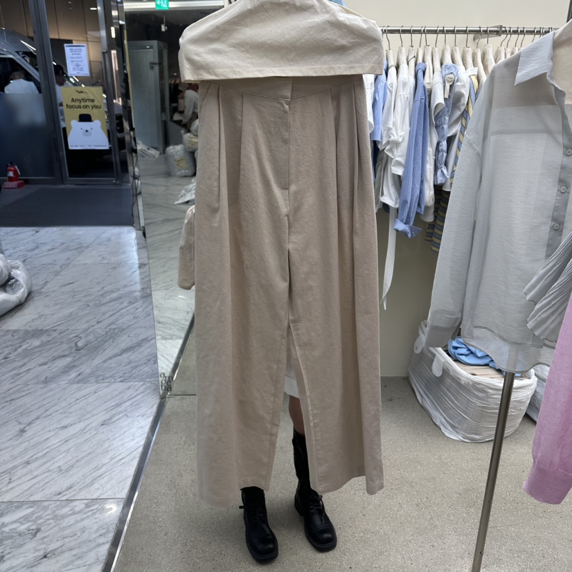 AMOEBA韓國直郵女裝新款人氣26夏季熱賣職業時尚26春夏休閑褲AMOEBA休閑褲圖色1