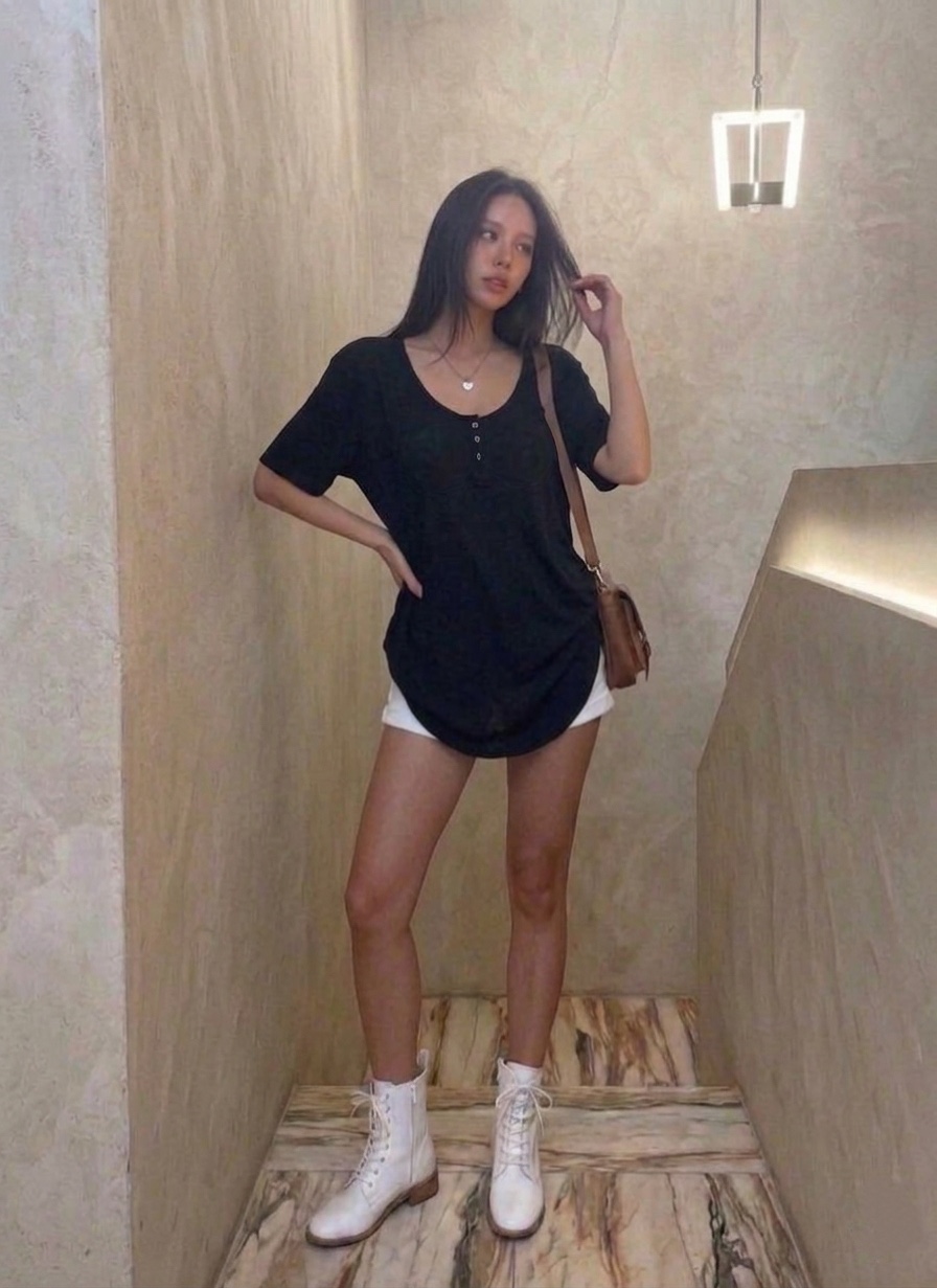 GOSSIP東大門實拍韓國女士新品推薦職業26夏季時尚T恤人造絲GOSSIPT恤圖色3