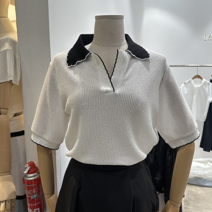 ENVY韓國東大門直郵女裝新款休閑職業時尚人氣襯衫蕾絲衫ENVY襯衫/蕾絲衫圖色2