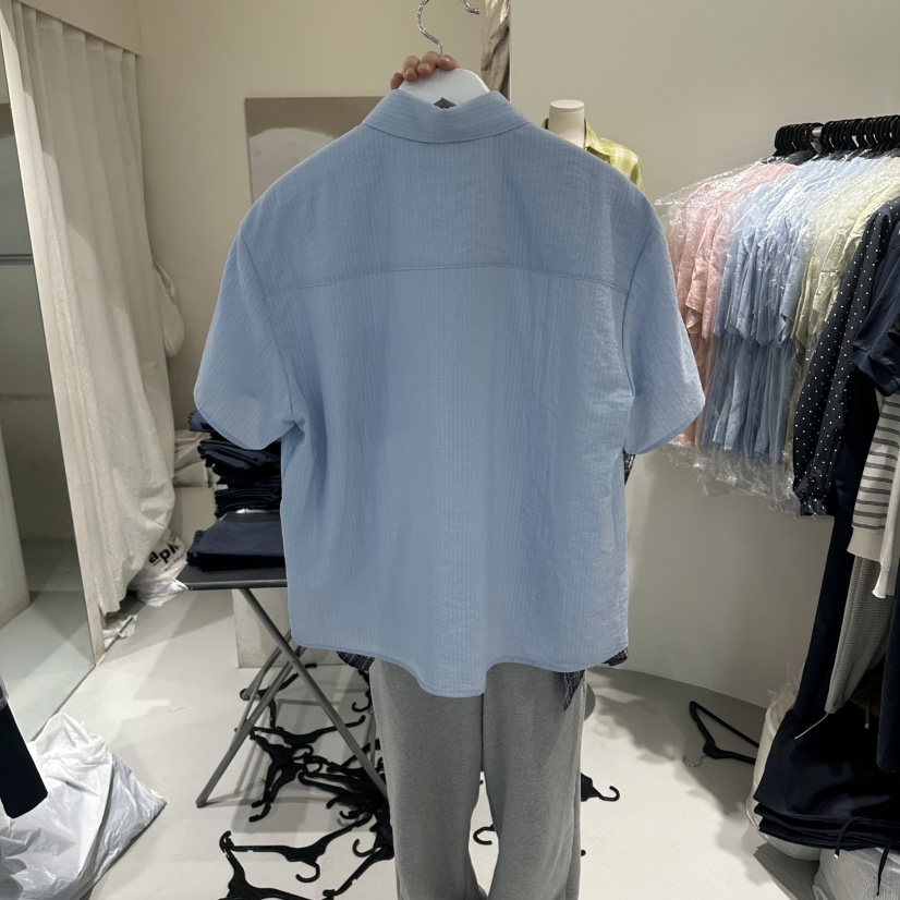 LORING RE I東大門實拍韓國女裝新品26夏季推薦襯衫蕾絲衫LORING RE-I/BARE襯衫/蕾絲衫