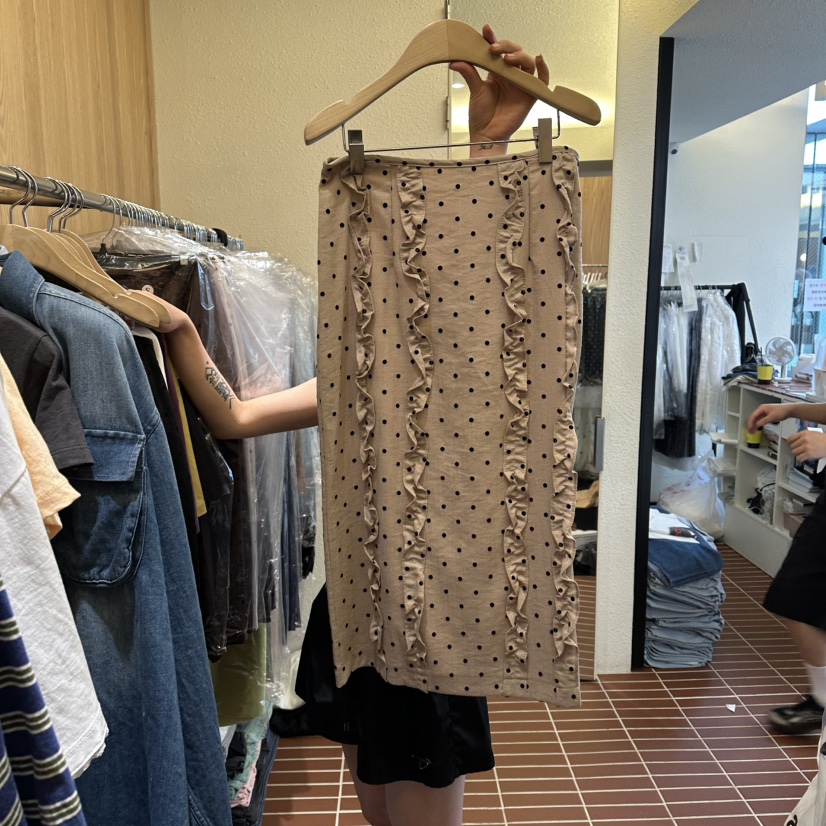 CHOI-L韓國直郵女士新品人氣休閑推薦26夏季職業熱賣長裙CHOI長裙圖色1