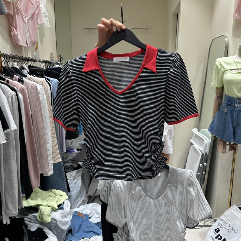 MONOPOLY韓國東大門代購女士新款26夏季人氣職業熱賣休閑T恤MONO_POLYT恤圖色3