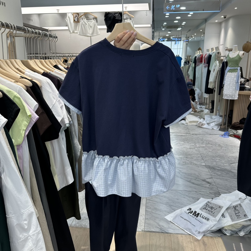 REVE-L韓國直郵女士新品人氣職業熱賣休閑26夏季襯衫蕾絲衫REVE-L襯衫/蕾絲衫