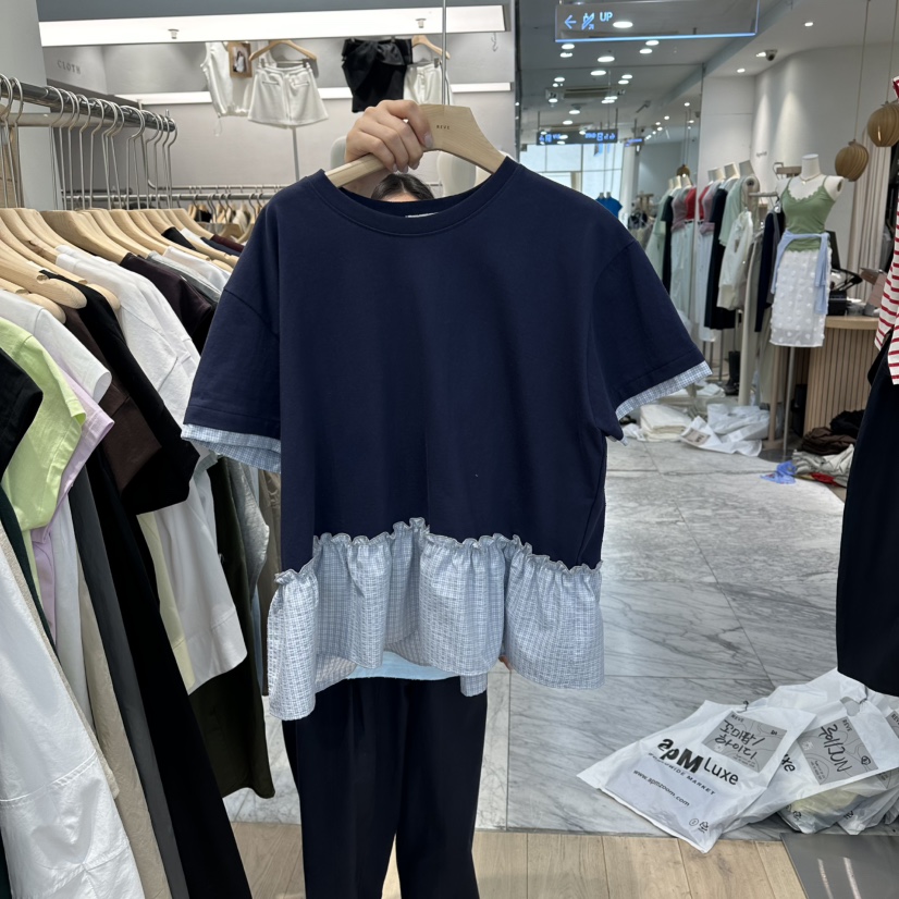 REVE-L韓國直郵女士新品人氣職業熱賣休閑26夏季襯衫蕾絲衫REVE-L襯衫/蕾絲衫圖色3