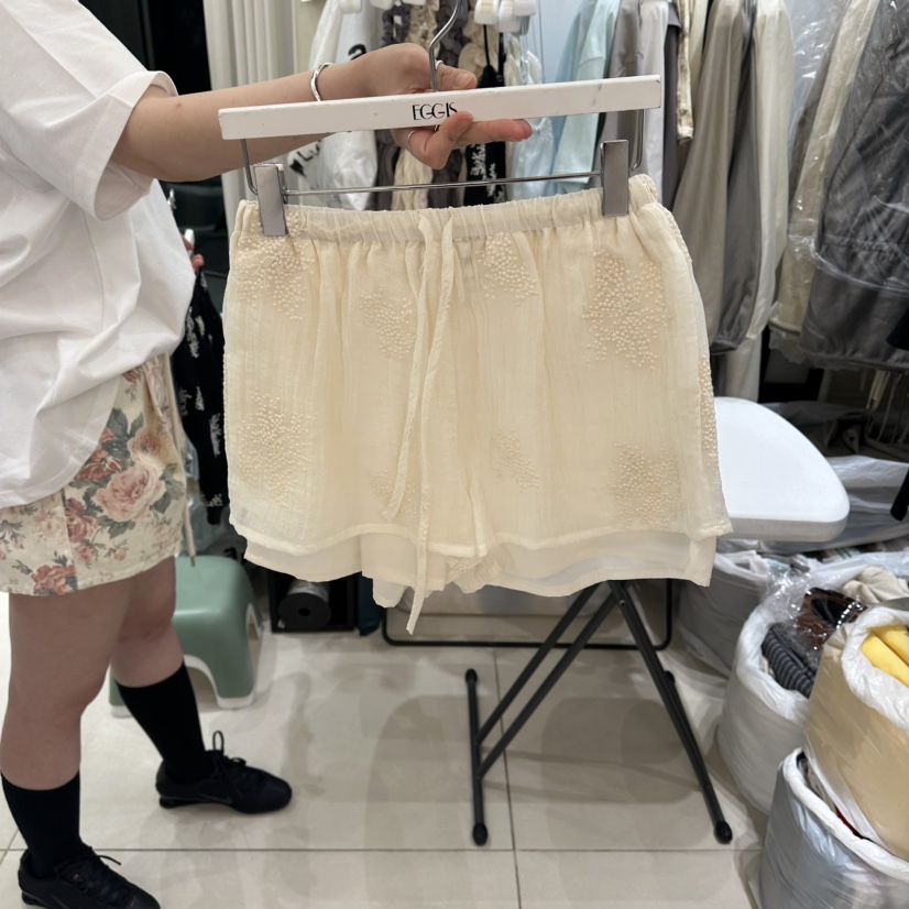 EGG IS韓國東大門直郵女裝新款26夏季人氣職業26春夏短褲EGG IS短褲圖色1
