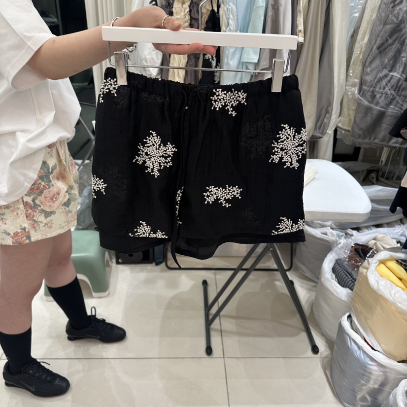 EGG IS韓國東大門直郵女裝新款26夏季人氣職業26春夏短褲EGG IS短褲圖色2