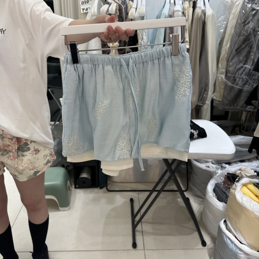 EGG IS韓國東大門直郵女裝新款26夏季人氣職業26春夏短褲EGG IS短褲圖色3