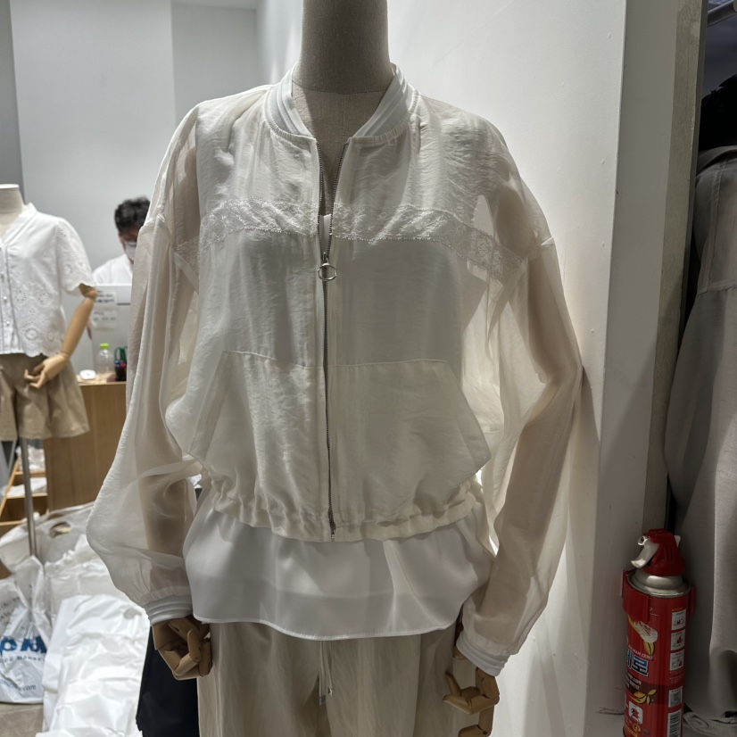 ENVY韓國直郵女士新品26夏季職業人氣休閑時尚襯衫蕾絲衫ENVY襯衫/蕾絲衫圖色1