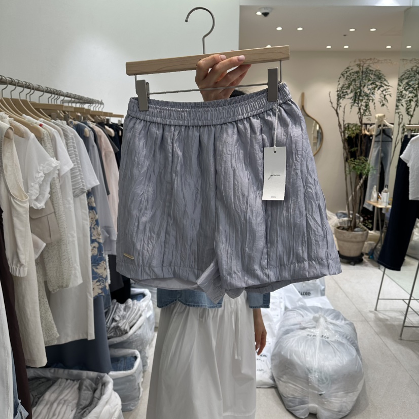 GRACIA韓國直郵實拍女裝新款職業休閑人氣26春夏短褲連帽衫GRACIA短褲圖色1