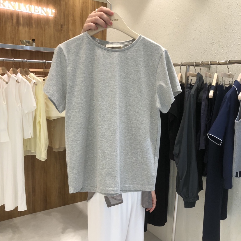 FIFO/UNANSWERED-MYSTERY韓國東大門直郵女士新品人氣T恤絲綢FIFO/UNANSWERED-MYSTERYT恤圖色1