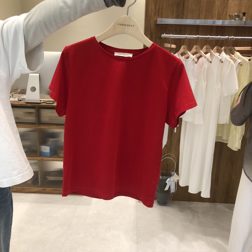 FIFO/UNANSWERED-MYSTERY韓國東大門直郵女士新品人氣T恤絲綢FIFO/UNANSWERED-MYSTERYT恤圖色4