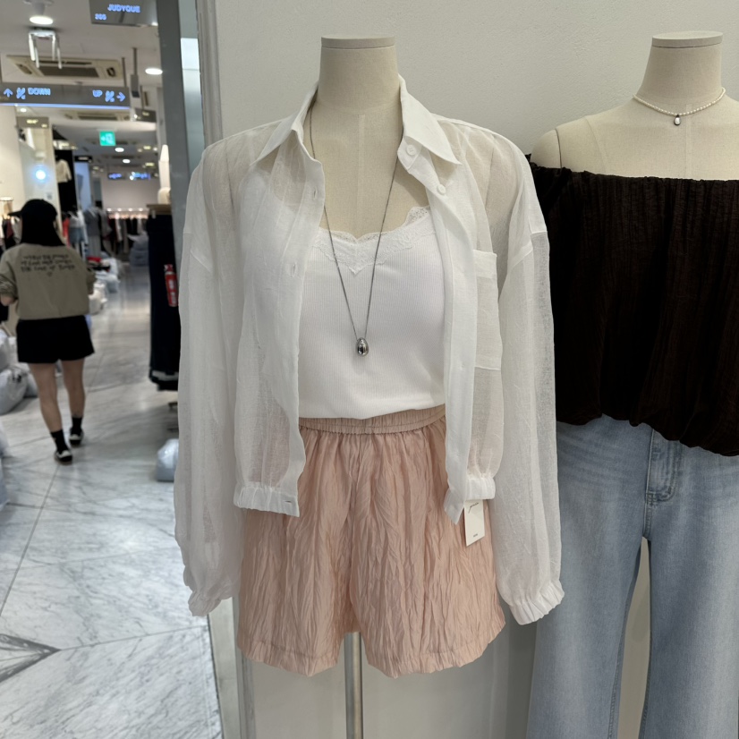 GRACIA韓國直郵實拍女裝新品推薦休閑襯衫蕾絲衫不含內搭GRACIA襯衫/蕾絲衫圖色2