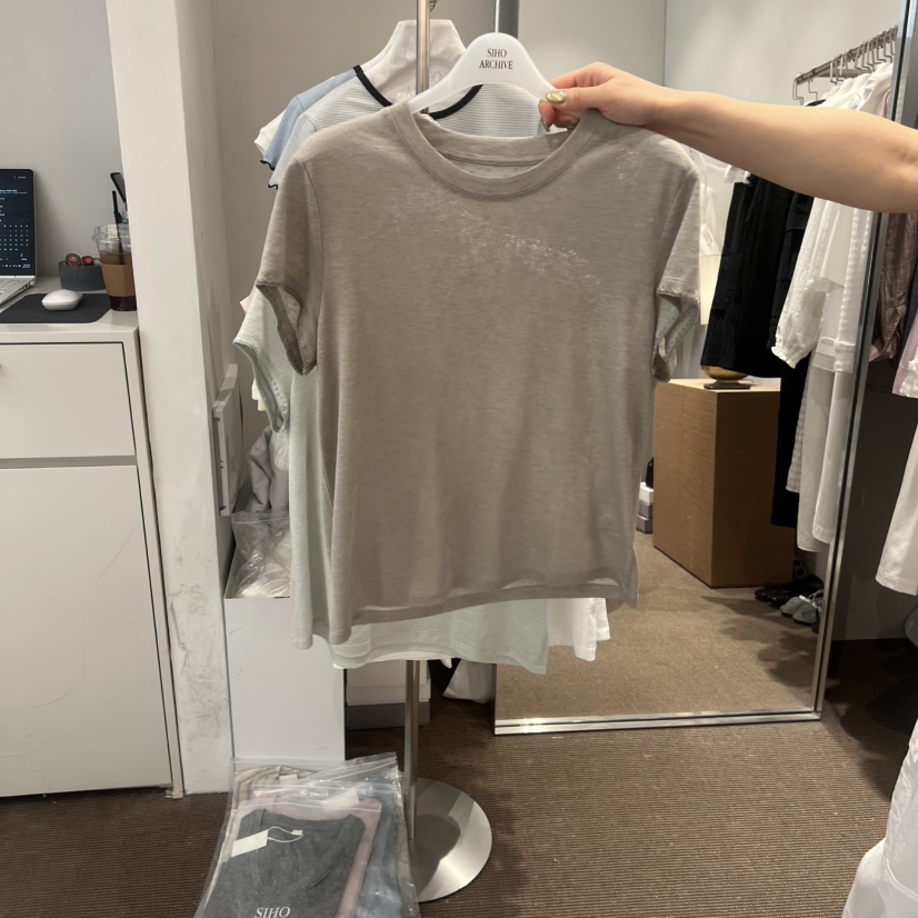 SIHO ARCHIVE韓國東大門代購女士新品休閑熱賣推薦T恤蕾絲SIHO ARCHIVET恤圖色3