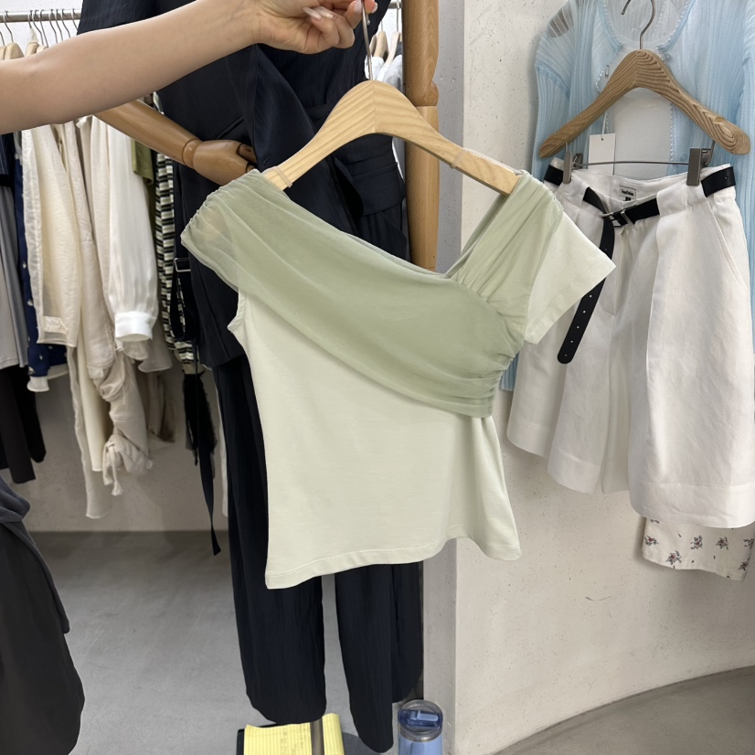 FOUNDATION韓國直郵女士新品人氣熱賣推薦26春夏26夏季T恤FOUNDATIONT恤圖色1