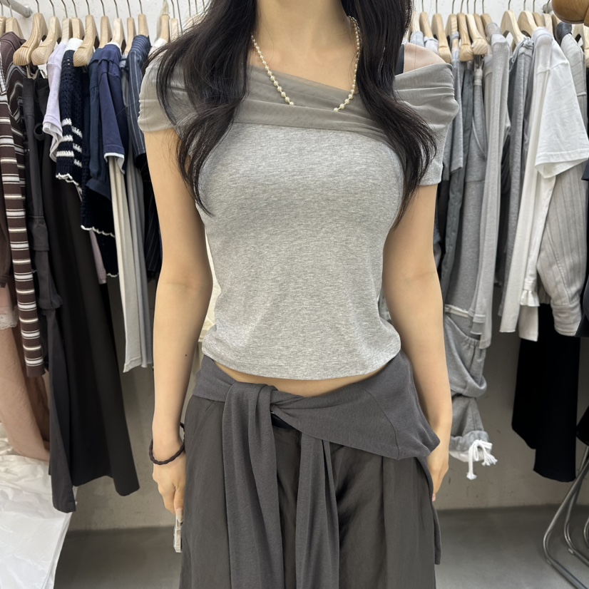 FOUNDATION韓國直郵女士新品人氣熱賣推薦26春夏26夏季T恤FOUNDATIONT恤圖色2